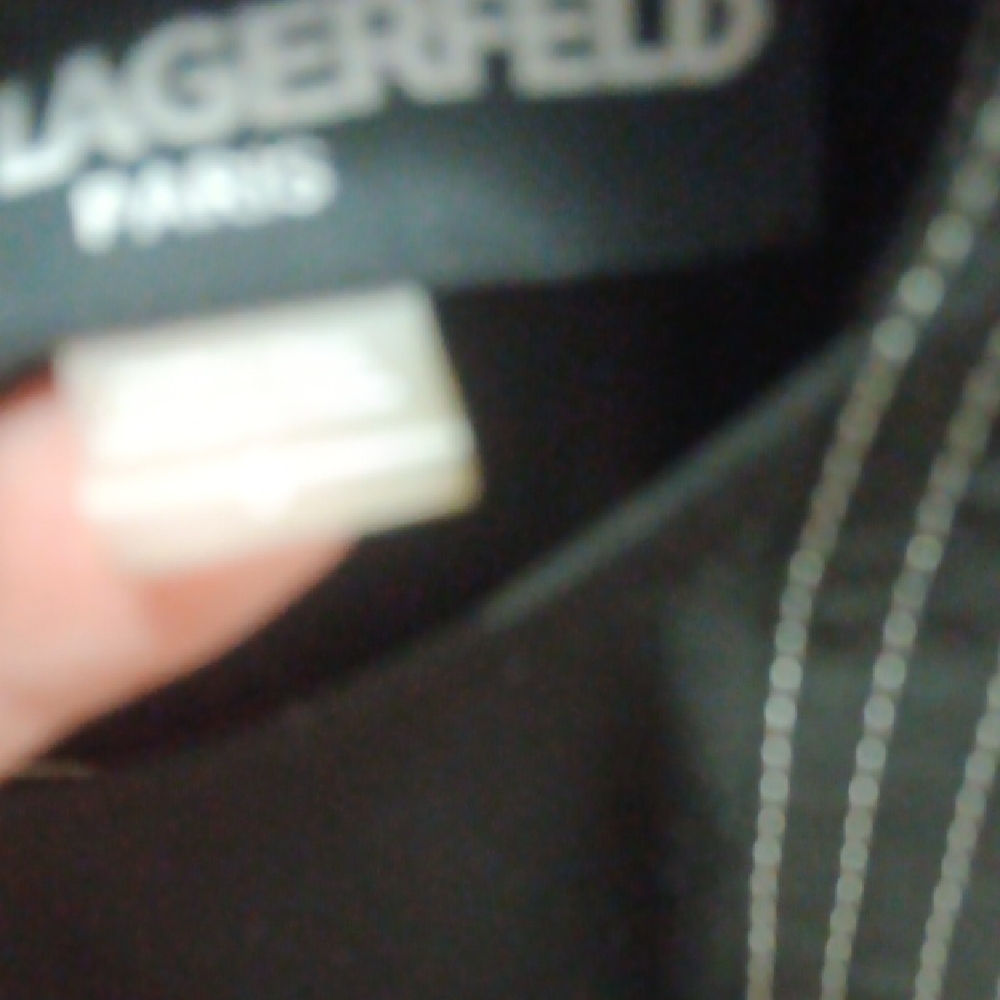 Karl Lagerfeld Black and White Stitch Detail - Picture 3 of 5
